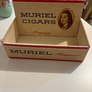 Vintage Muriel Magnum Cigar Box 50 Count Tobacciana Advertising Display